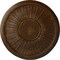 Ekena Millwork Leandros Ceiling Medallion (Fits Canopies up to 6 3/8"), 19 7/8"OD x 1 1/4"P, Root Beer Crackle CM22LNRBC - alternate 1
